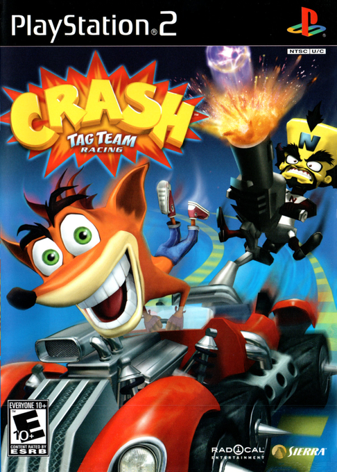 Crash Tag Team Racing box art