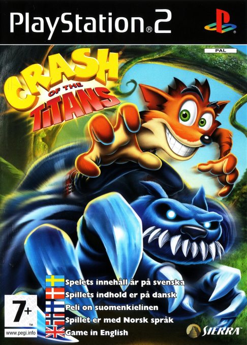 Crash Of The Titans — box-2D (EU)