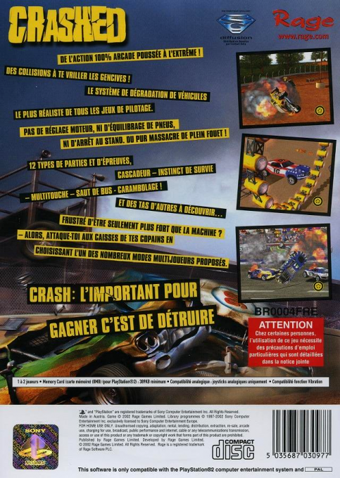 Crashed — box-2D-back (FR)