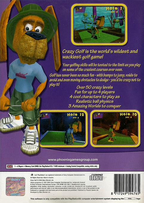 Crazy Golf — box-2D-back (EU)