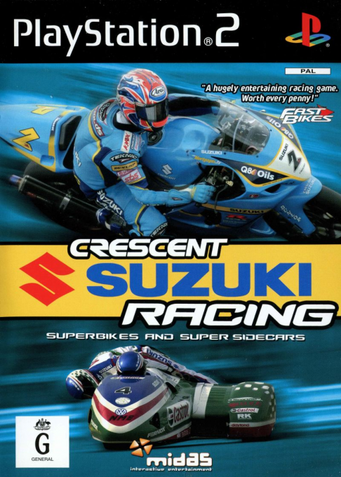 Crescent Suzuki Racing - Superbikes And Super Sidecars — box-2D (AU)