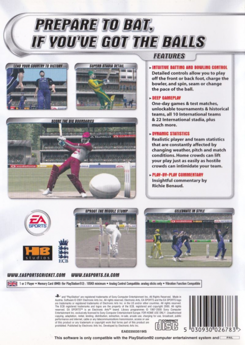 Cricket 2002 — box-2D-back (EU)
