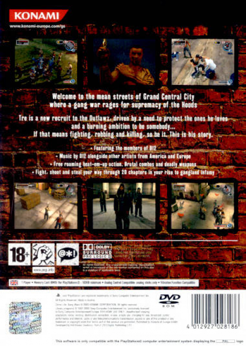 Crime Life - Gang Wars — box-2D-back (EU)