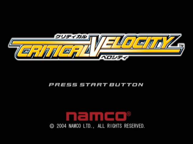 Critical Velocity — sstitle (JP)