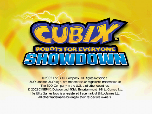 Cubix Robots For Everyone - Showdown — sstitle (US)