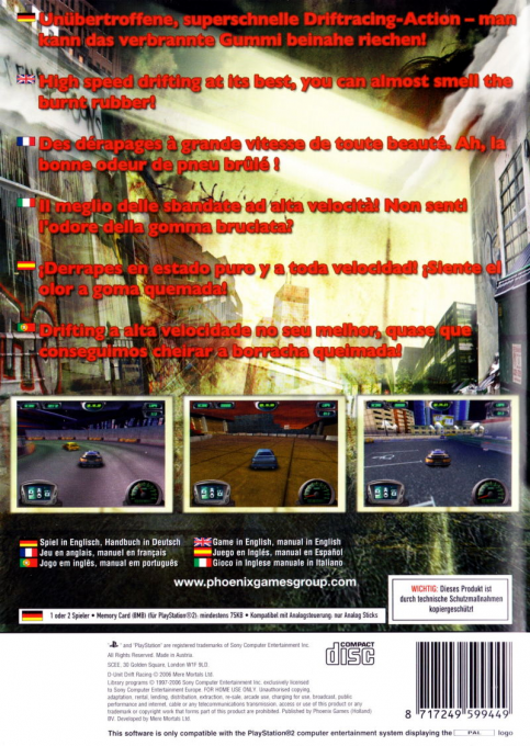D-unit Drift Racing — box-2D-back (EU)