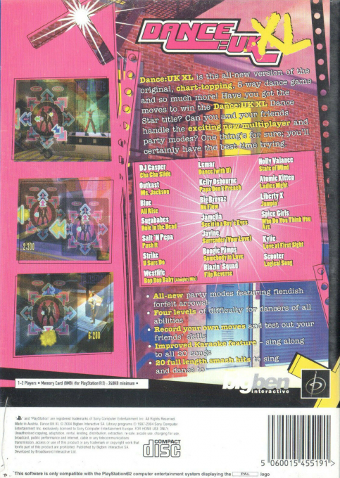 Dance - Uk Xl — box-2D-back (EU)
