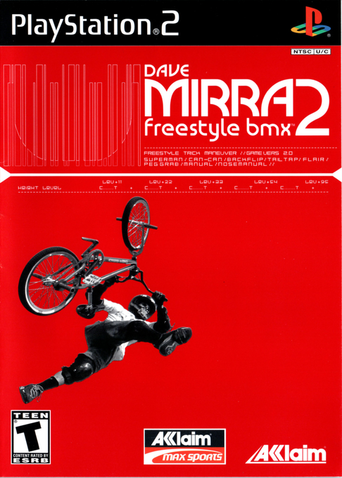 Dave Mirra Freestyle Bmx 2 box art
