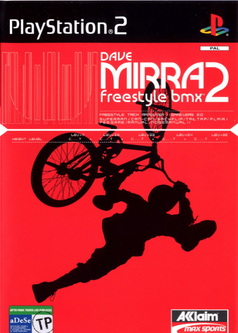 Dave Mirra Freestyle Bmx 2 — box-2D (SP)