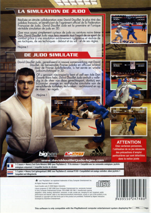 David Douillet Judo — box-2D-back (EU)