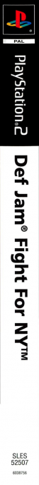 Def Jam Fight For Ny — box-2D-side (FR)
