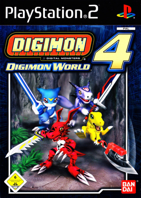 Digimon World 4 — box-2D (DE)