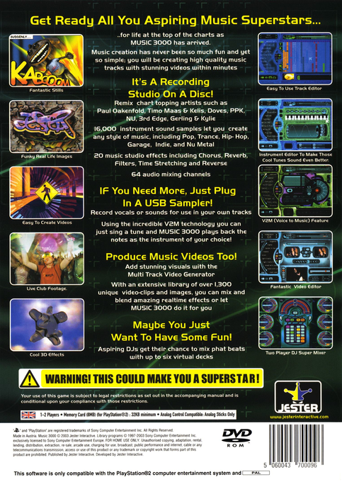 Music 3000 — box-2D-back (EU)