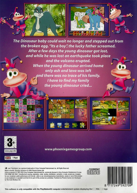 Dinosaur Adventure — box-2D-back (EU)