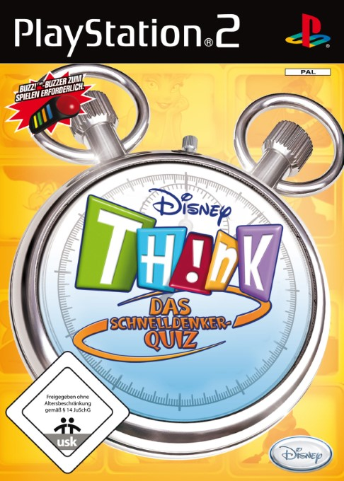 Disney Th!nk Fast — box-2D (DE)