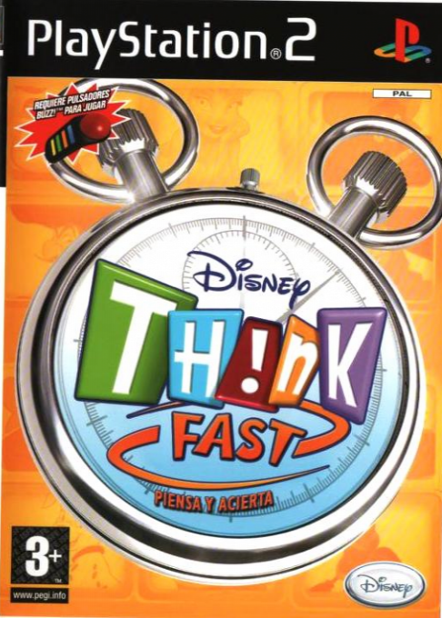 Disney Th!nk Fast — box-2D (SP)
