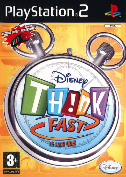 Disney Th!nk Fast — box-2D (FR)