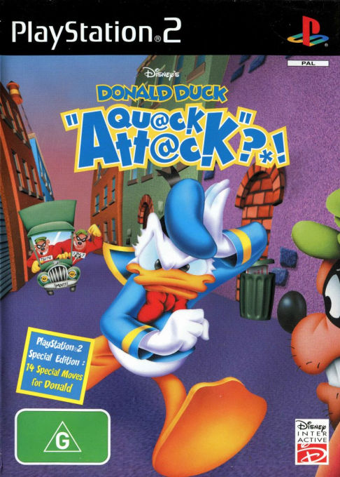 Disney's Donald Duck - Quack Attack — box-2D (AU)