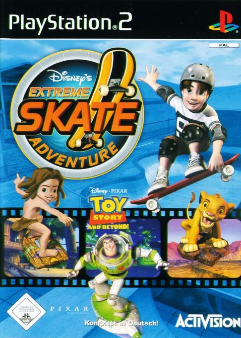 Disney Extreme Skate Adventure — box-2D (DE)