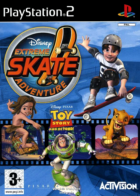 Disney Extreme Skate Adventure — box-2D (FR)
