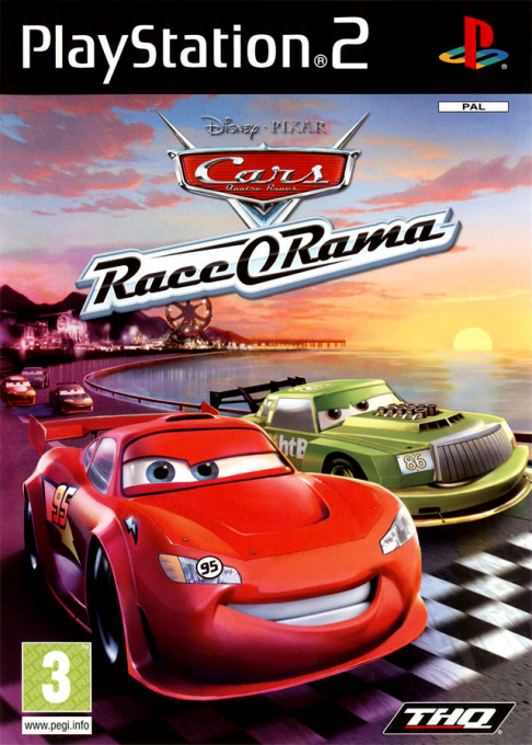 Disney Pixar Cars - Race-O-Rama — box-2D (FR)