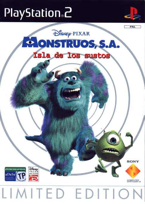 Disney Pixar Monsters, Inc. - Scare Island — box-2D (SP)