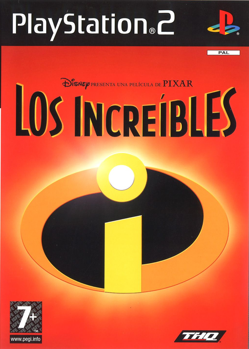Disney Pixar The Incredibles — box-2D (SP)
