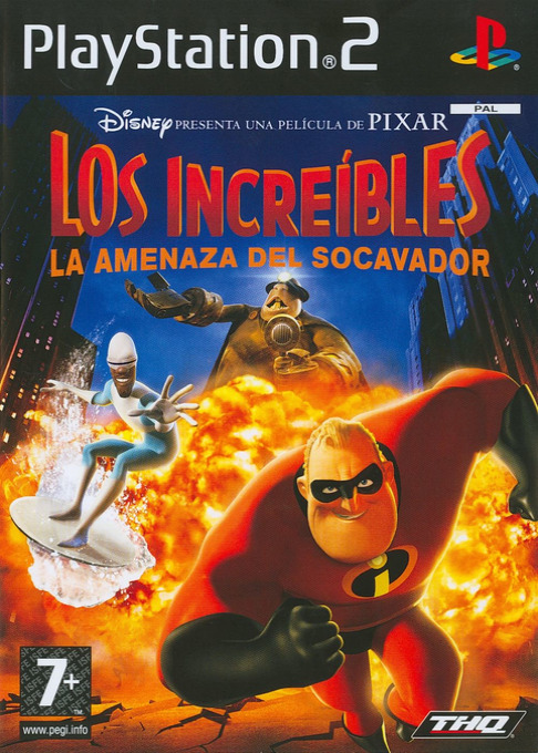 Incredibles - Rise Of The Underminer, The — box-2D (SP)