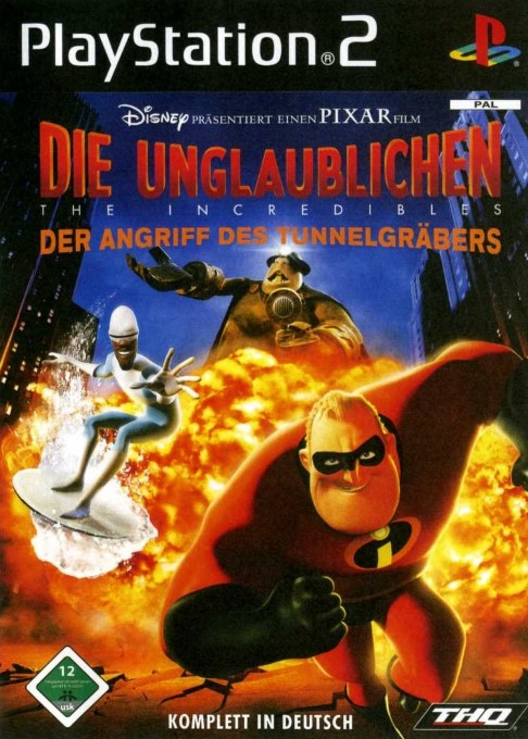 Incredibles - Rise Of The Underminer, The — box-2D (DE)