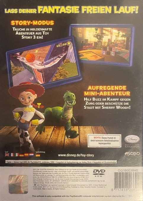 Disney Pixar Toy Story 3 — box-2D-back (DE)