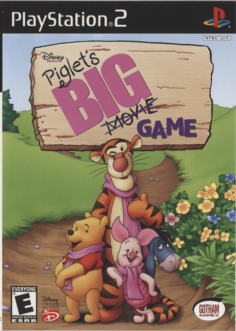 Disney's Piglet's Big Game box art