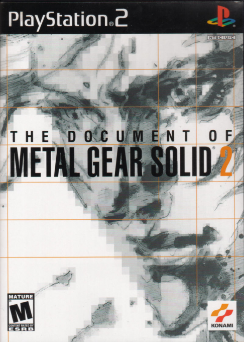 Document Of Metal Gear Solid 2, The box art