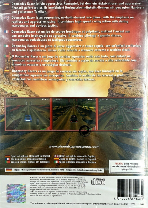 Doomsday Racers — box-2D-back (EU)