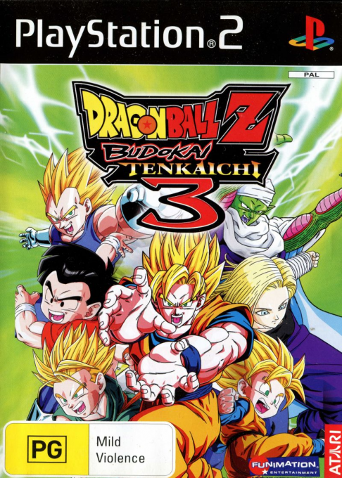 Dragon Ball Z - Budokai Tenkaichi 3 — box-2D (AU)