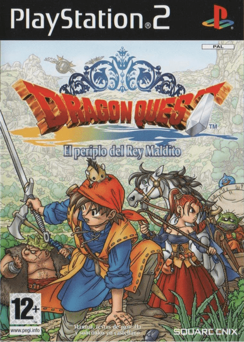 Dragon Quest - The Journey of the Cursed King — box-2D (SP)