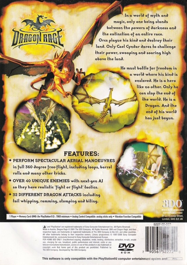 Dragon Rage — box-2D-back (EU)