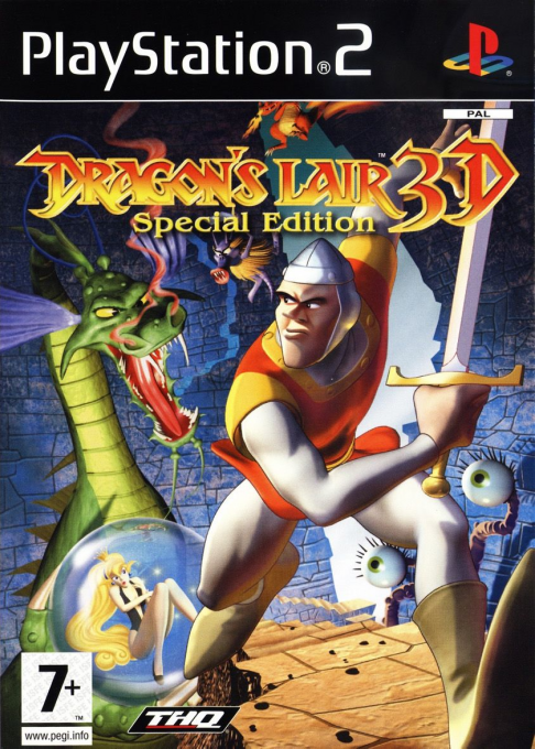 Dragon's Lair 3d — box-2D (EU)