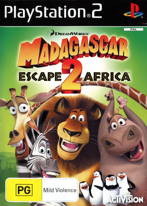 Dreamworks Madagascar - Escape 2 Africa — box-2D (AU)