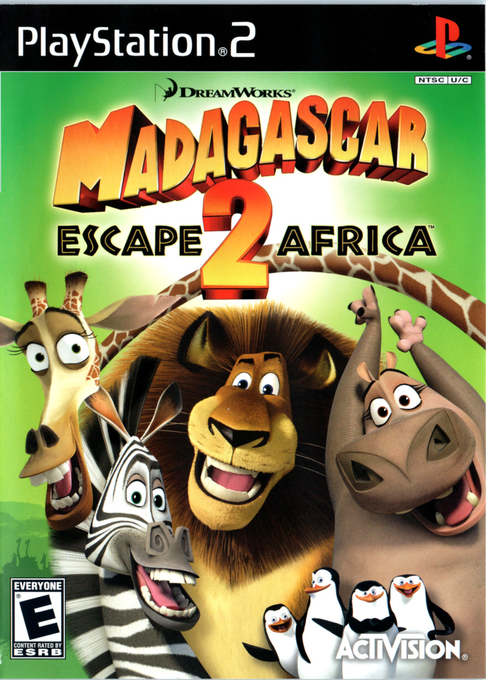Dreamworks Madagascar - Escape 2 Africa box art