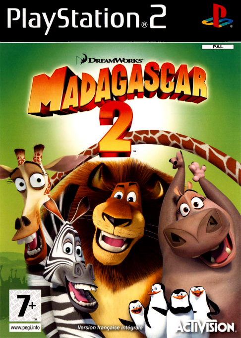 Dreamworks Madagascar - Escape 2 Africa — box-2D (FR)