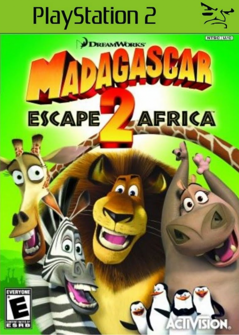Dreamworks Madagascar - Escape 2 Africa — box-2D (SP)