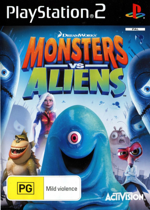 Dreamworks Monsters Vs. Aliens — box-2D (AU)