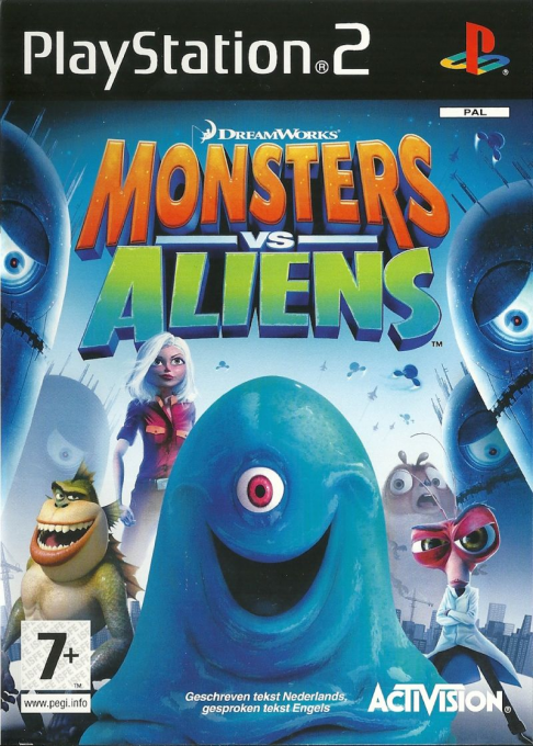 Dreamworks Monsters Vs. Aliens — box-2D (EU)
