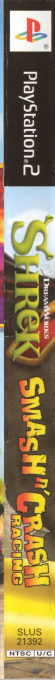 Shrek Smash n' Crash Racing — box-2D-side (US)