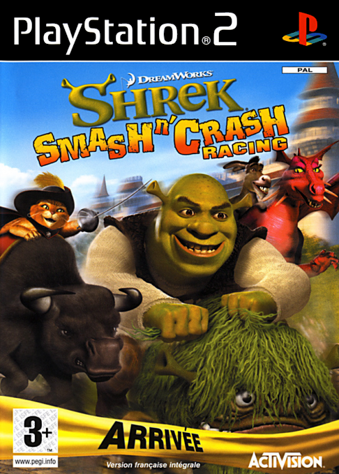 Shrek Smash n' Crash Racing — box-2D (FR)
