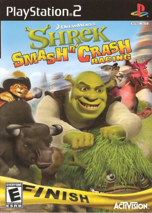 Shrek Smash n' Crash Racing box art