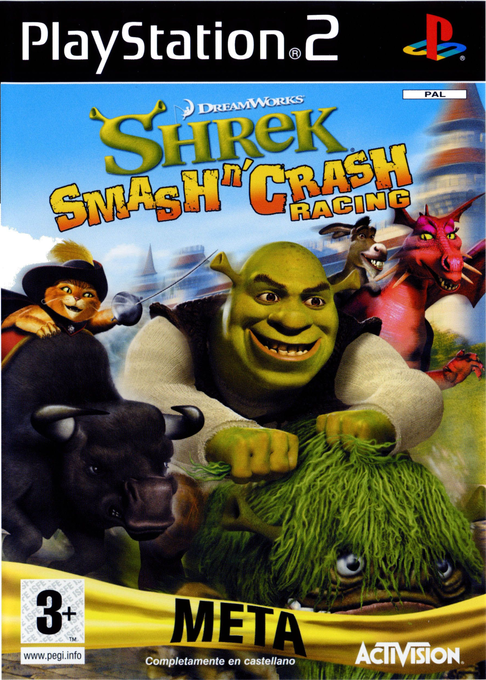 Shrek Smash n' Crash Racing — box-2D (SP)