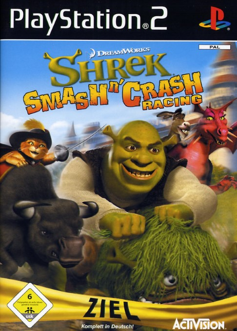 Shrek Smash n' Crash Racing — box-2D (DE)