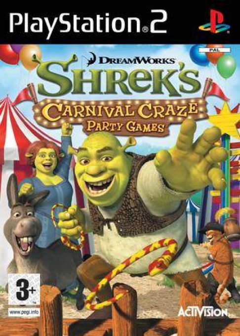 Dreamworks Shrek's Carnival Craze - Party Games — box-2D (EU)