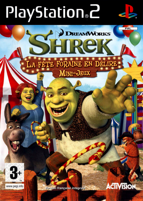 Dreamworks Shrek's Carnival Craze - Party Games — box-2D (FR)